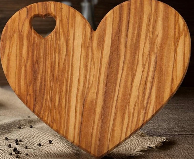 Personalized Heart Charcuterie Board