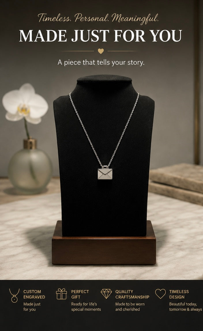 Legacy Luxe Keepsake Envelope Necklace
