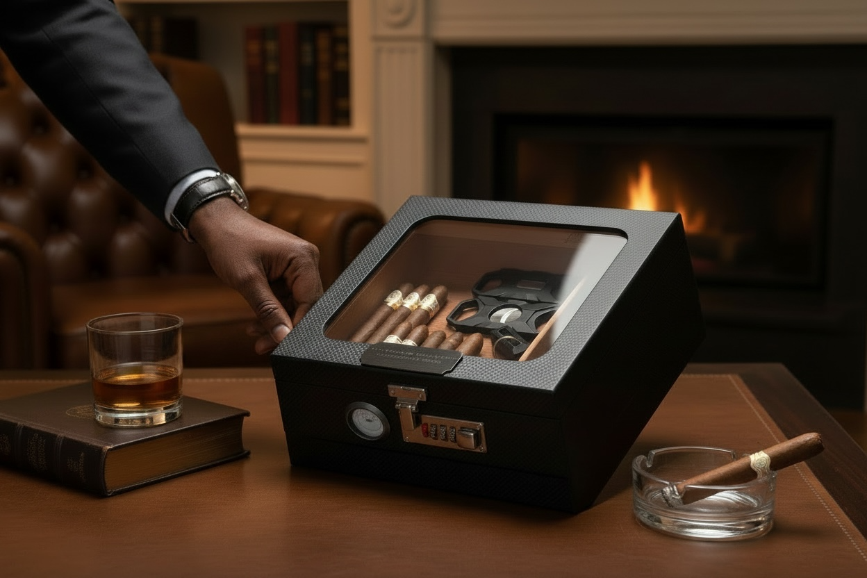 Legacy Luxe Personalized Executive Humidor