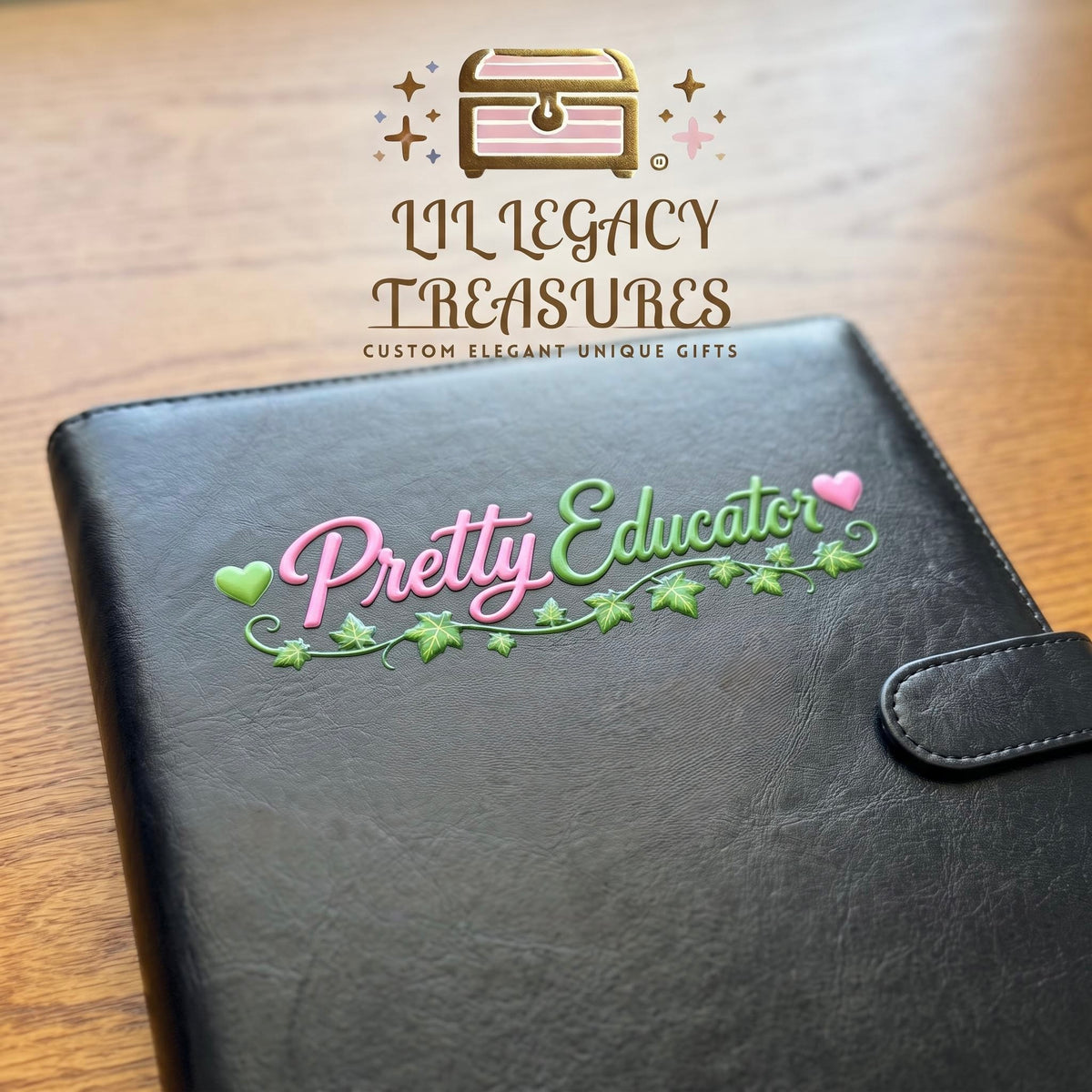 Custom Professional Padfolio | Raised 3D Personalization