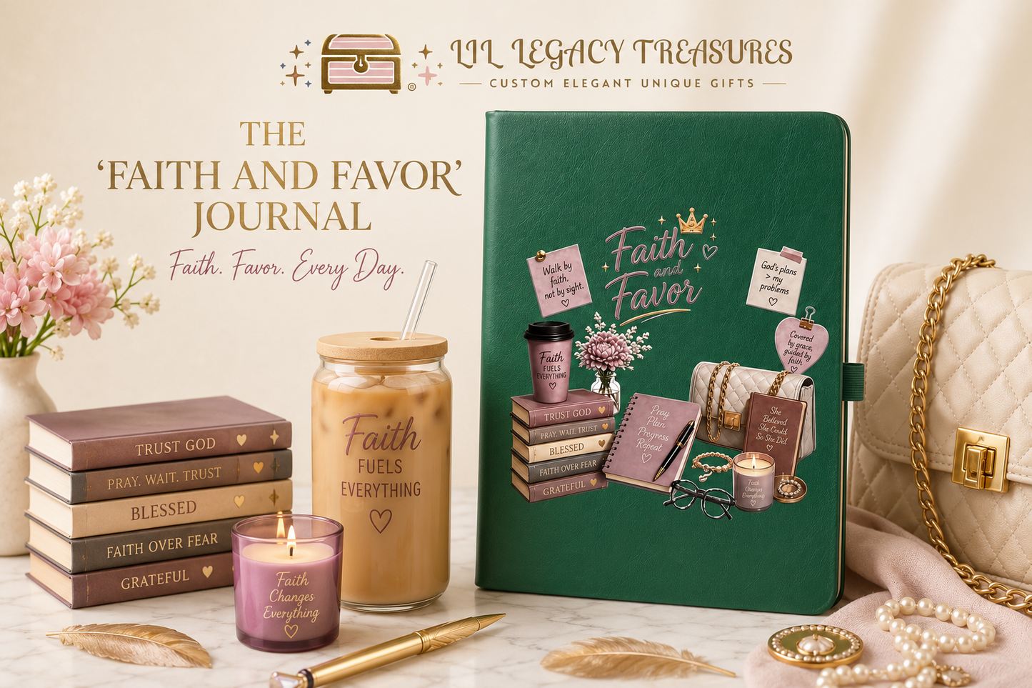 Faith and Favor Journal | Faith-Based Gift for Women