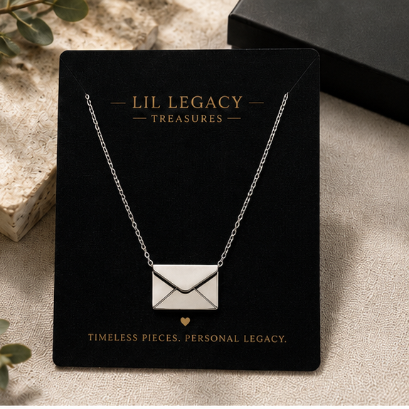 Legacy Luxe Keepsake Envelope Necklace
