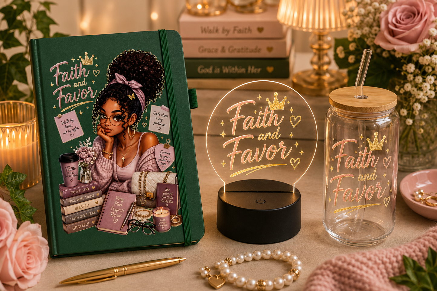 Faith and Favor Journal | Faith-Based Gift for Women