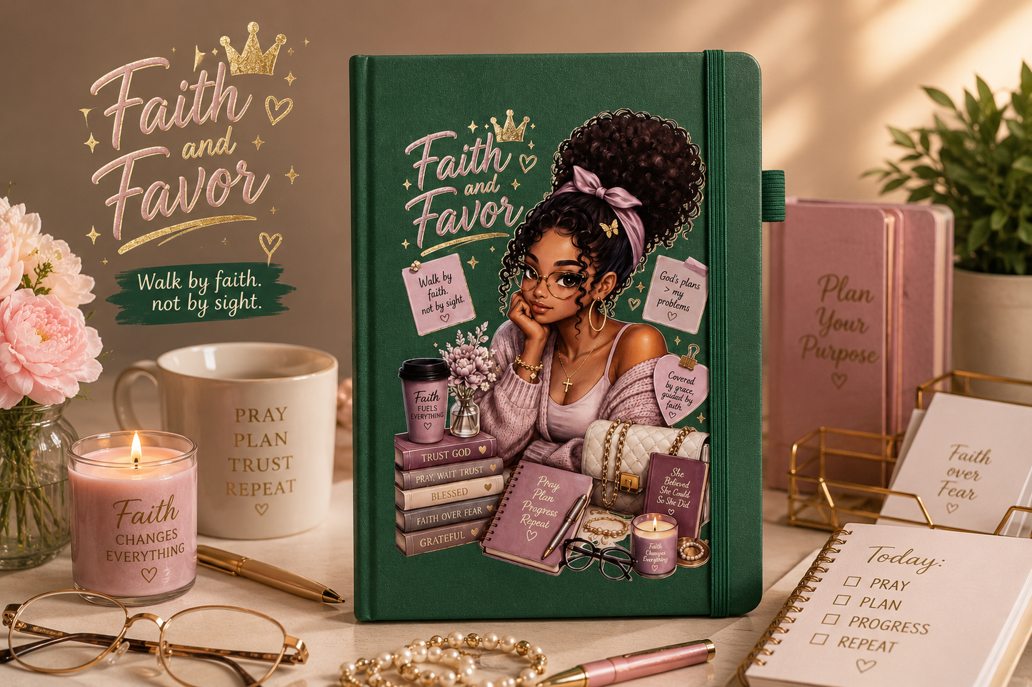 Faith and Favor Journal | Faith-Based Gift for Women