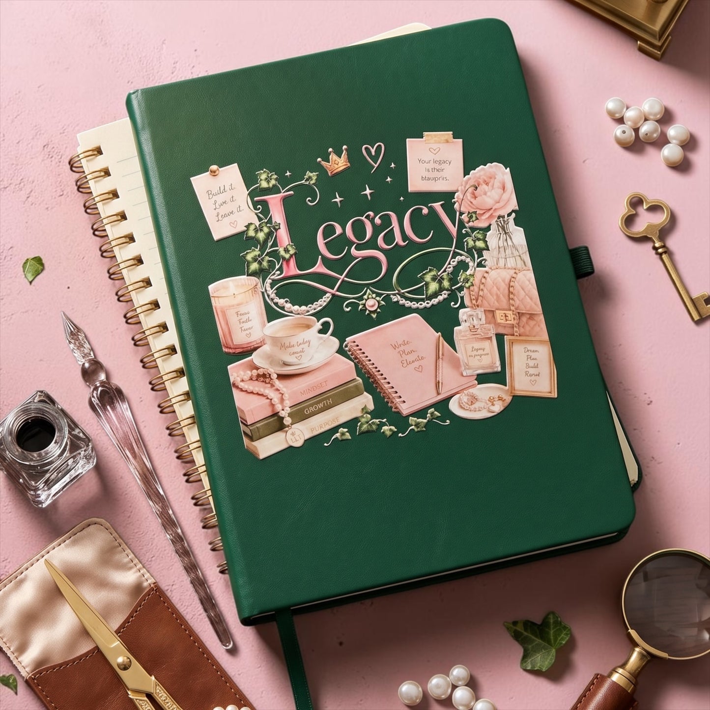 Custom Hardcover Journal | Personalized 160-Page Notebook | 5.5” x 8.3” Gift Journal | Custom Name & Design 3D UV Printed