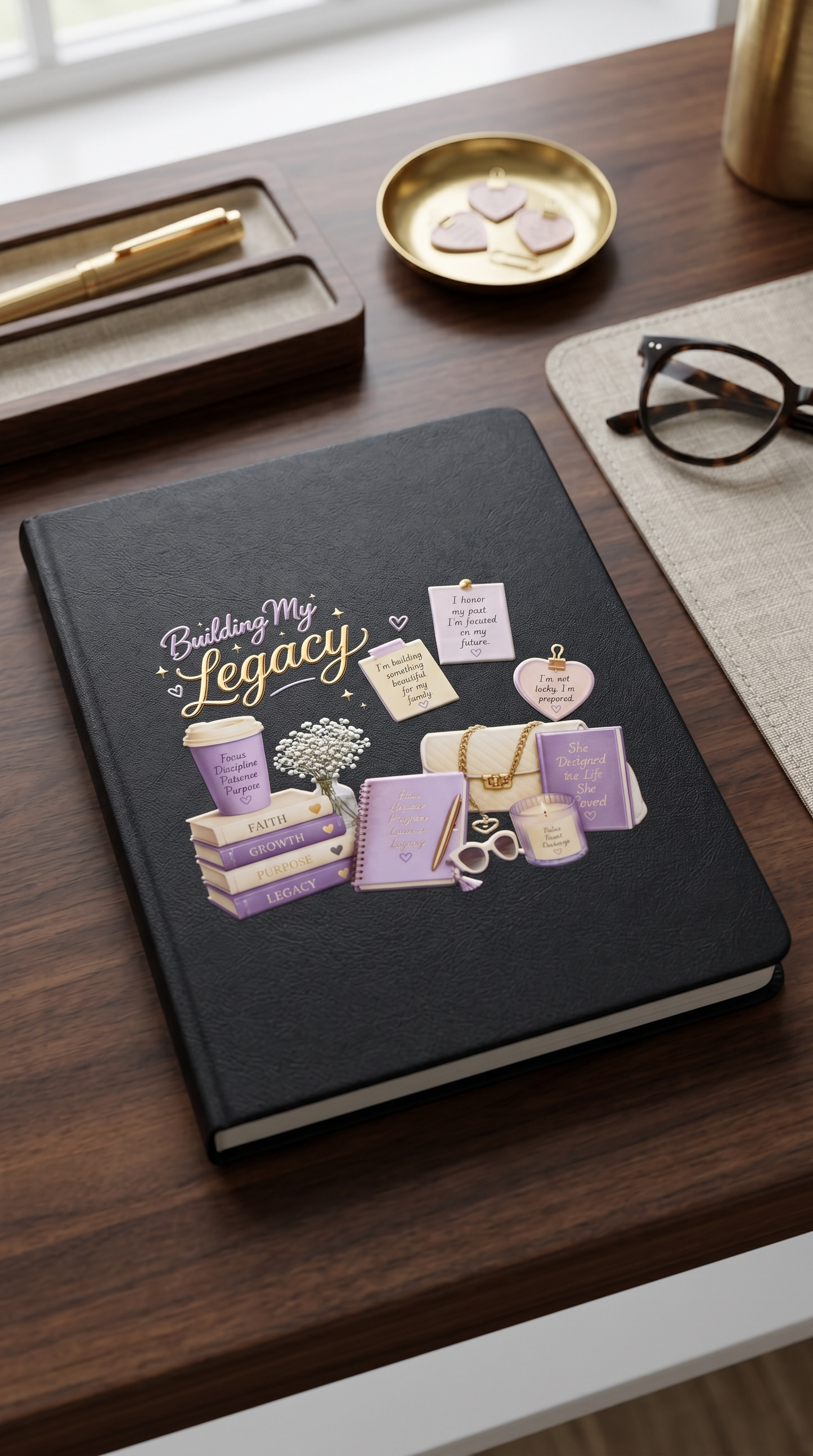 Custom Hardcover Journal | Personalized 160-Page Notebook | 5.5” x 8.3” Gift Journal | Custom Name & Design 3D UV Printed