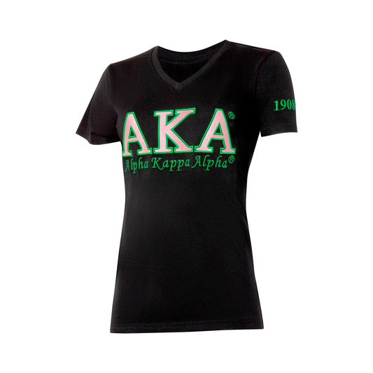 Pre-Sale Luxury Alpha Kappa Alpha Embroidered Tee